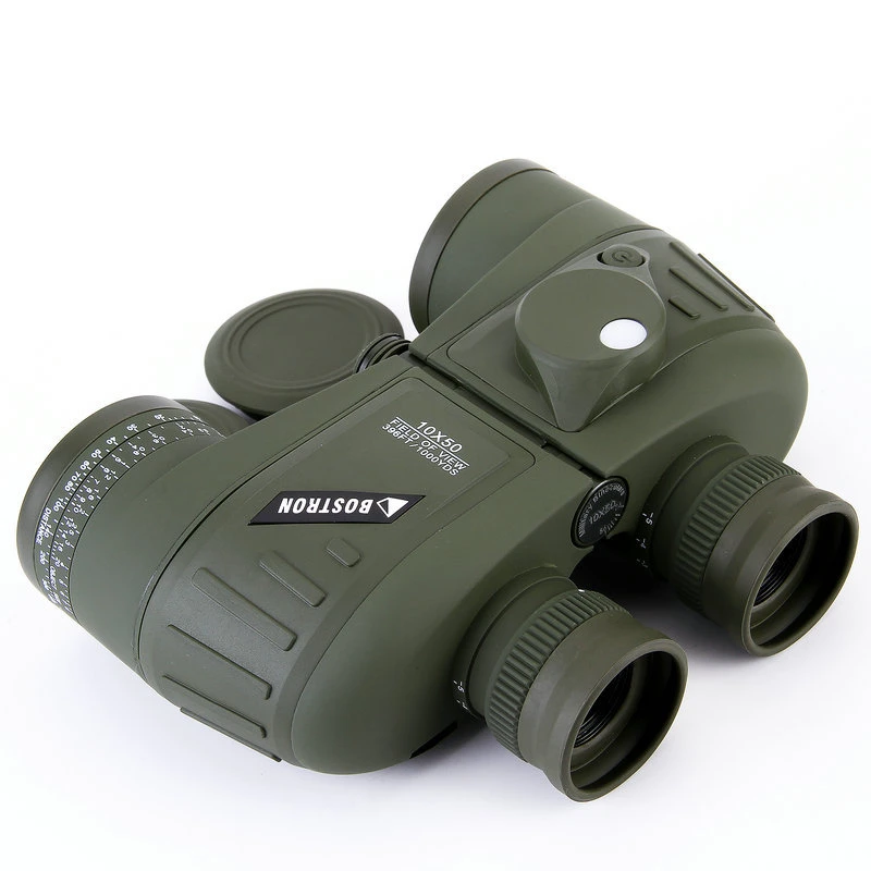 Professional Wide Angle Powerful Green Optical Coated Hunting Binoculars 10X50 with Bak4 Prism