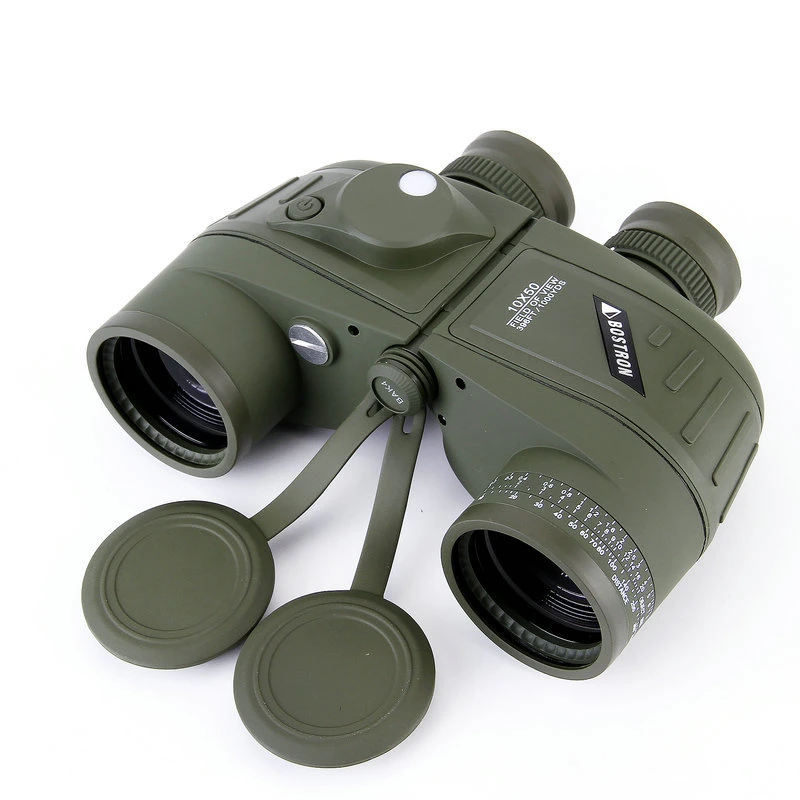 Professional Wide Angle Powerful Green Optical Coated Hunting Binoculars 10X50 with Bak4 Prism